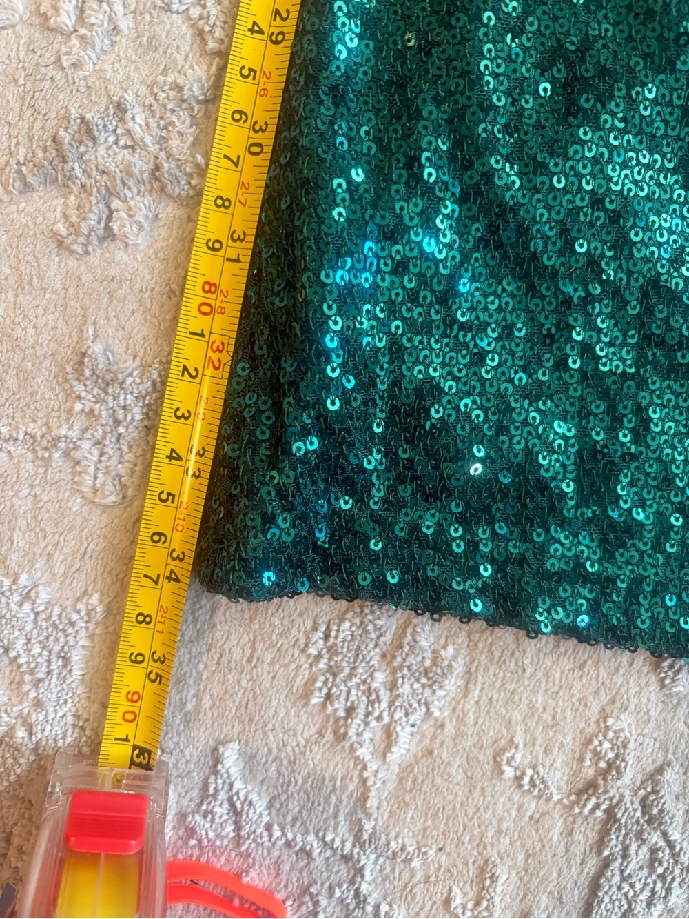 Sparkling Emerald Sequin shift Dress - Women's xl - Picture 4 of 12